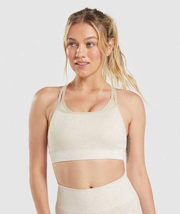 Sujetadores Deportivos Gymshark Adapt Fleck Seamless Mujer Blancas | CO 2154WNB